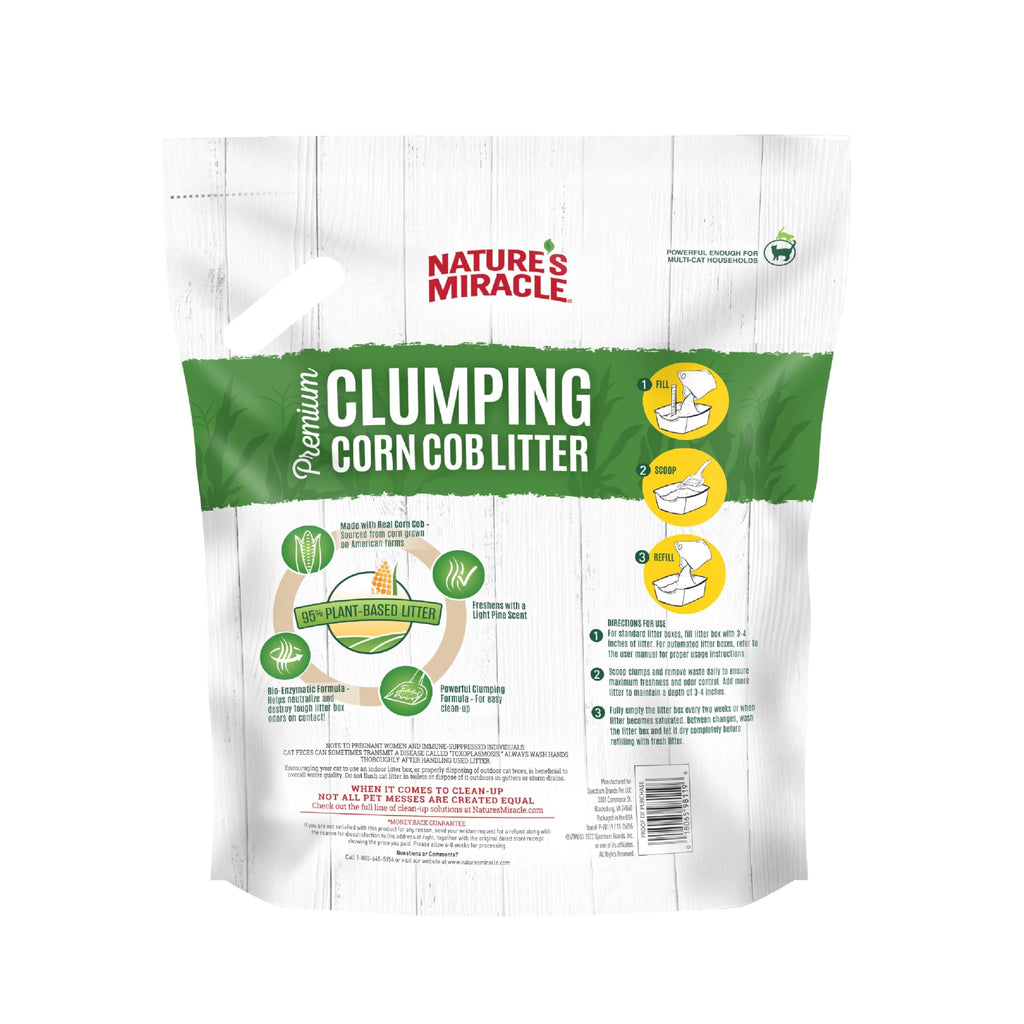 Clumping Corn Cob Cat Litter, 10 lbs P988538