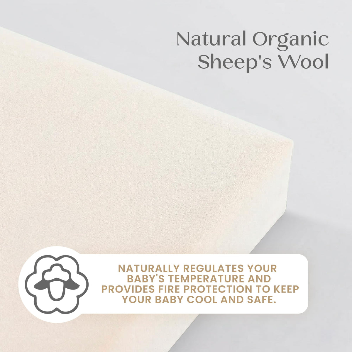 Organic Crib and Toddler Mattress E1053