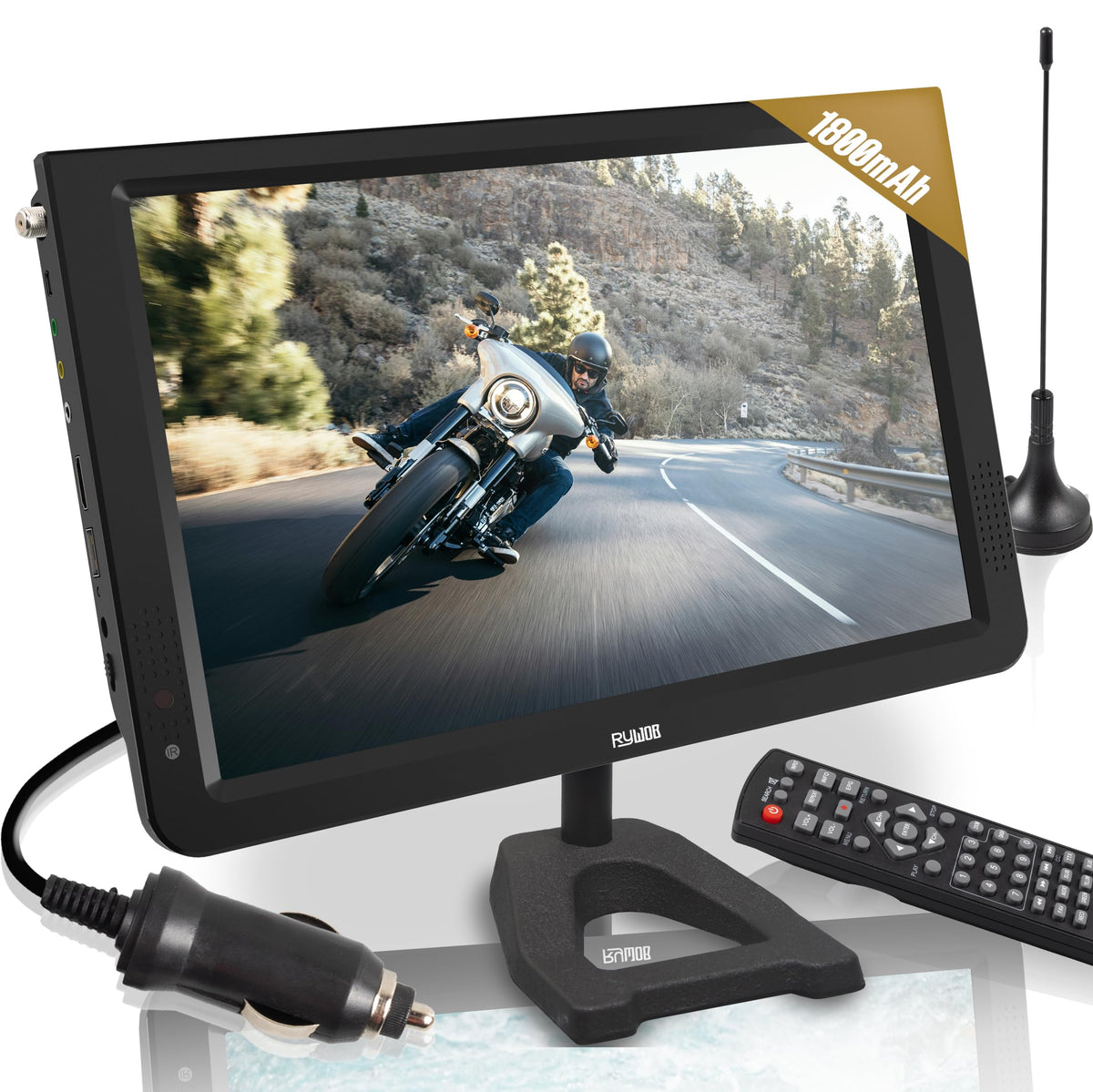 Portable Battery Powered Digital TV with Stand P788297