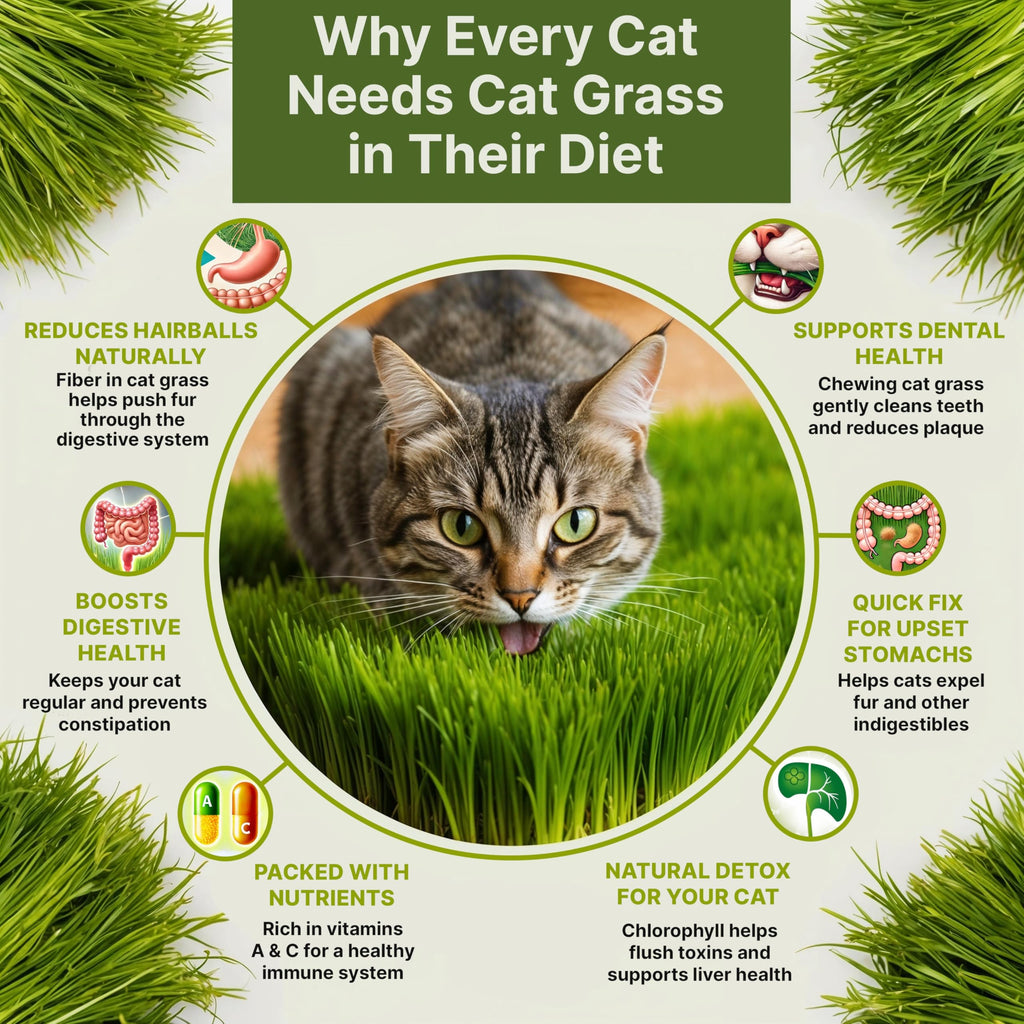 Cat Grass Seeds Mix 16 oz Non-GMO Heirloom I107138