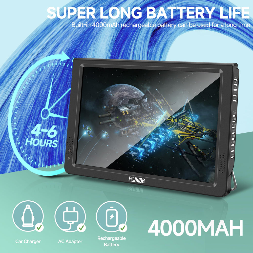 Portable Battery Powered Digital TV with Stand P788297