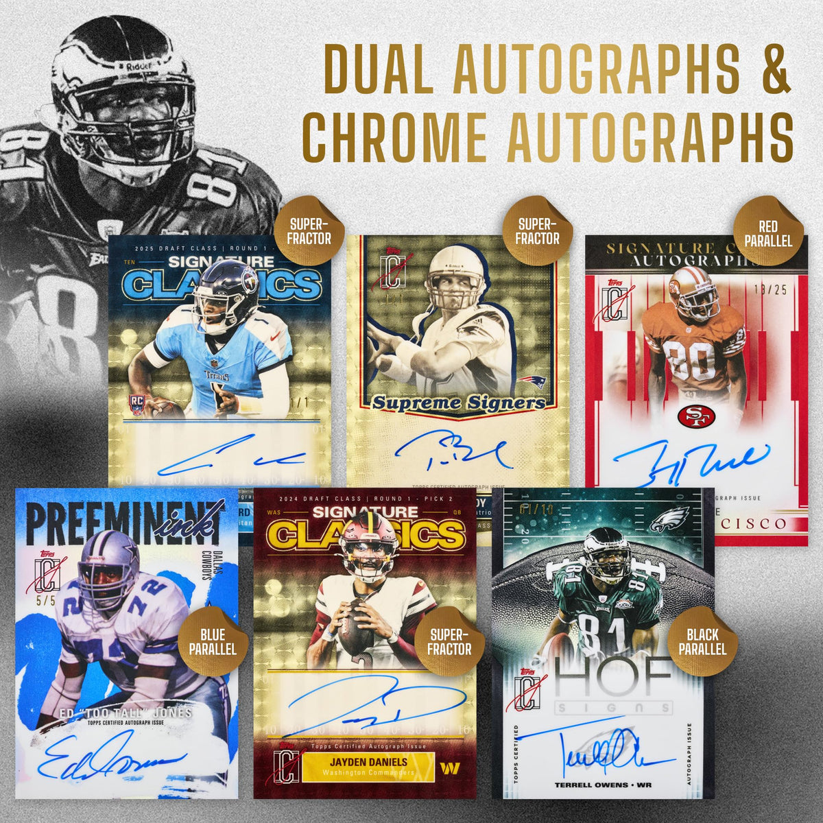 2025 NFL Signature Class Football Mega Box Z169746