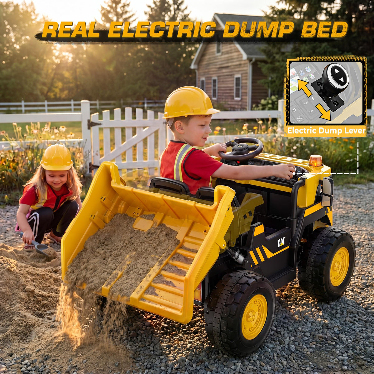 24V Ride On Dump Truck with Remote Control K224847