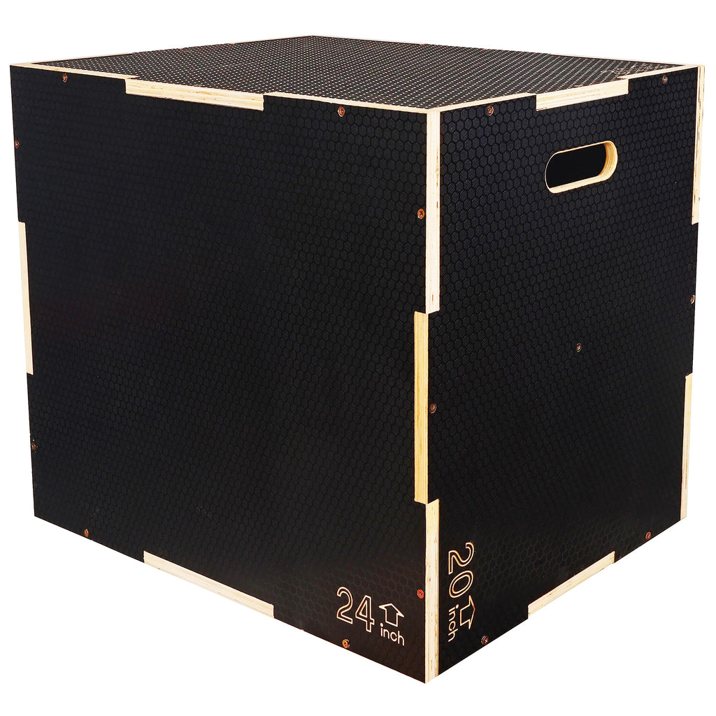 3 in 1 Non-Slip Wooden Plyo Box S111308