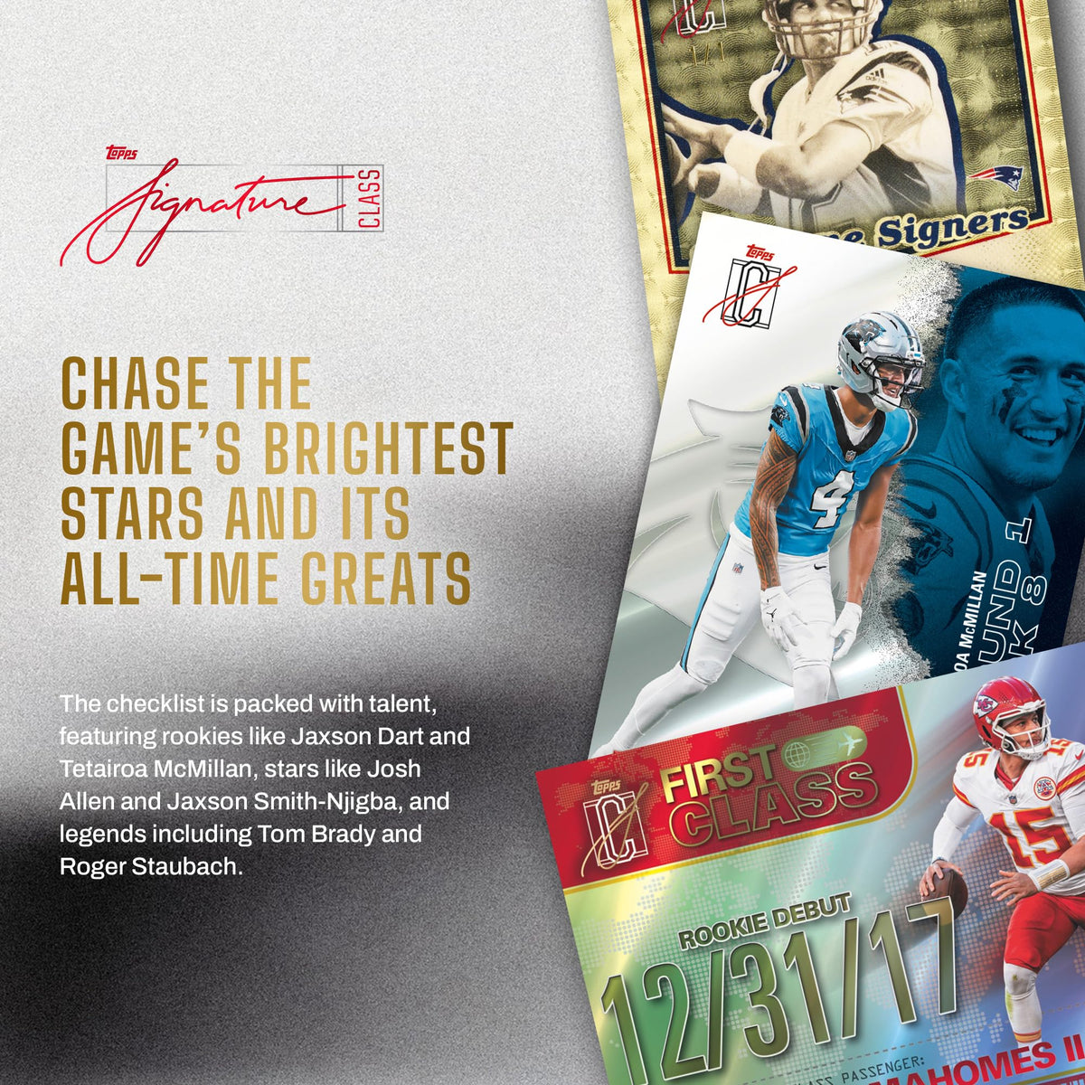 2025 NFL Signature Class Football Mega Box Z169746