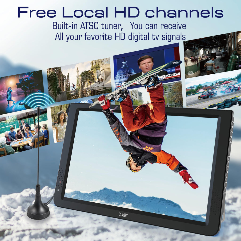 Portable Battery Powered Digital TV with Stand P788297