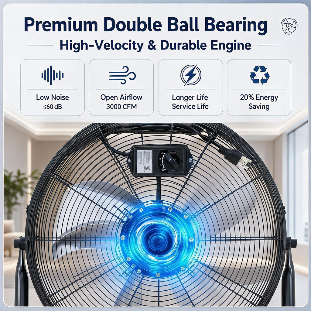 20 Inch High Velocity Floor Fan P18114