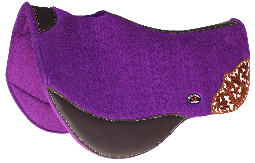 32" x 32" Western Contoured Wool Felt Saddle Pad W960900
